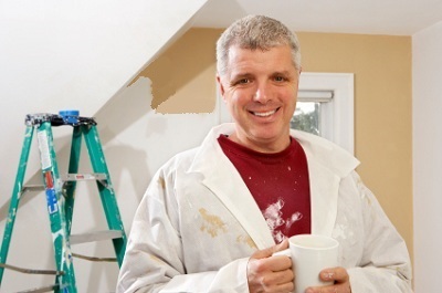 One of our decorators smiling for the camera.